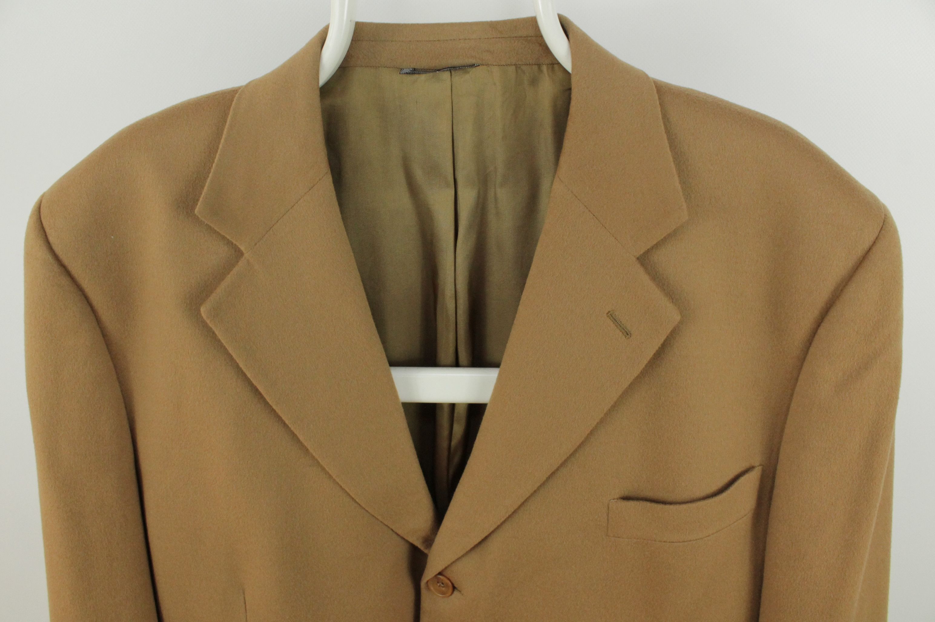 Fendi Vintage Fendi Loro Piana Camel Wool/Cashmere Blazer Jacket Size US XXL / EU 58 / 5 - 2 Thumbnail