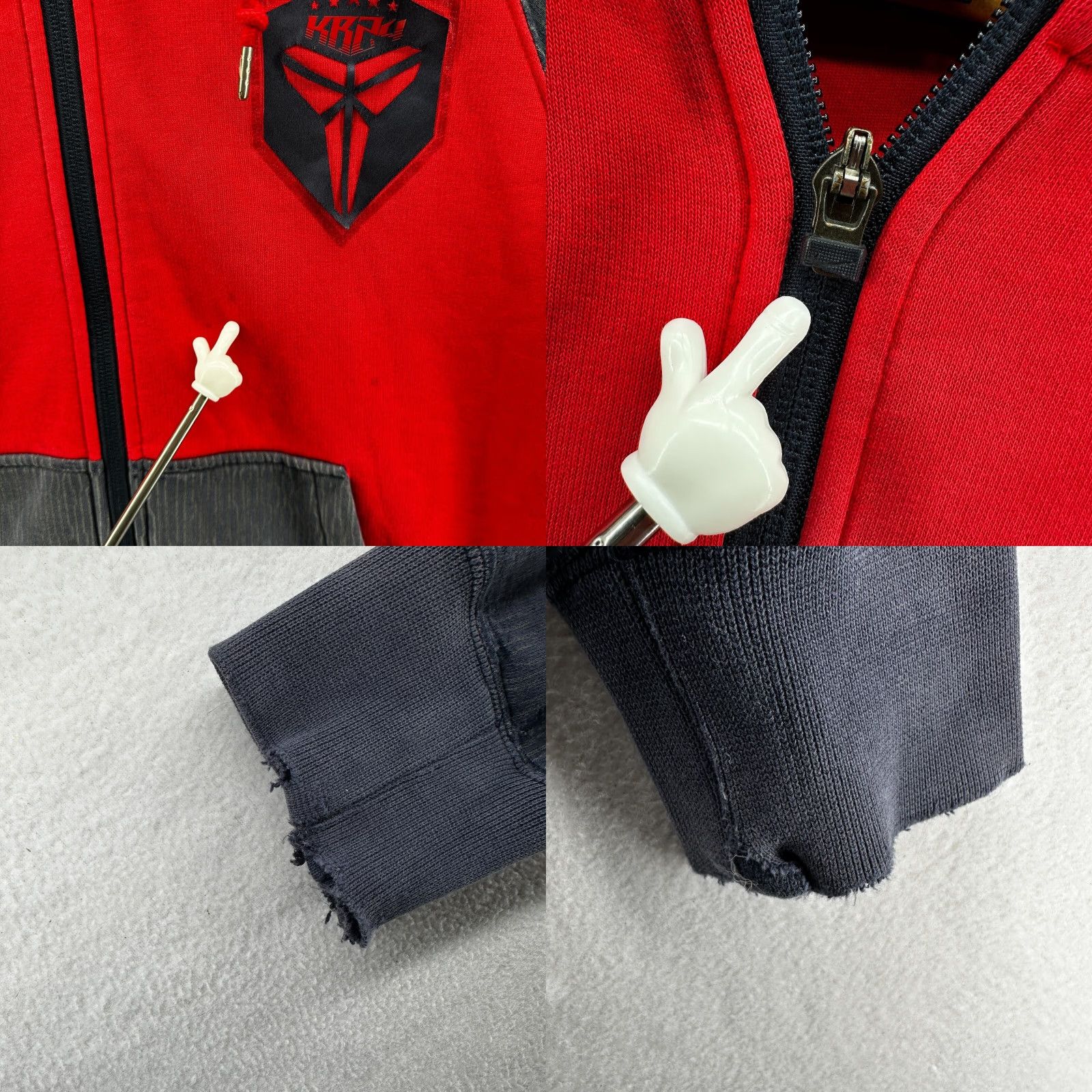 Nike Nike Full Zip Hoodie Kobe Bryant Mamba Red Black Men's XL Long Sleeve Pockets Size US XL / EU 56 / 4 - 8 Thumbnail