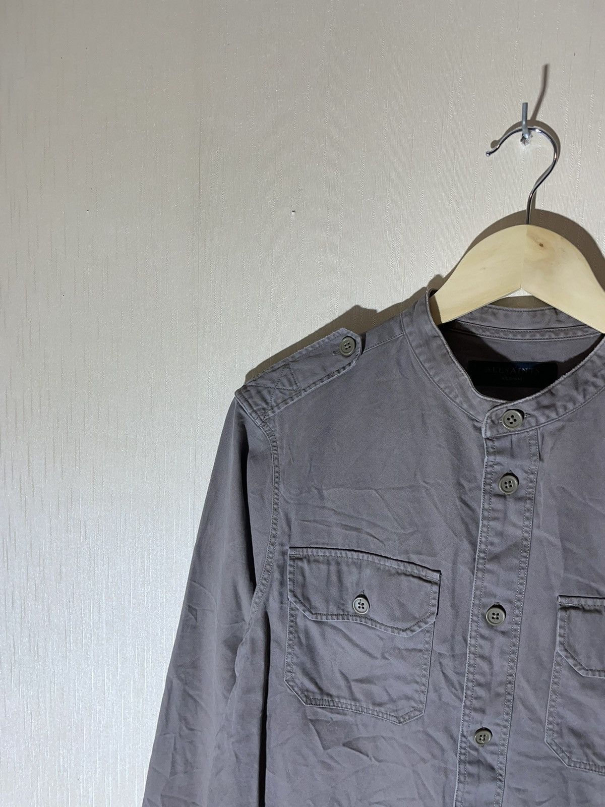 Allsaints × Japanese Brand Allsaints streetwear Japanese shirt Size US M / EU 48-50 / 2 - 3 Thumbnail