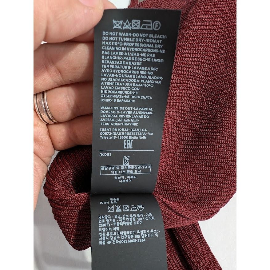 Tom Ford o1rshd1 Rollneck Sweater in Burgunday Size US XL / EU 56 / 4 - 16 Thumbnail