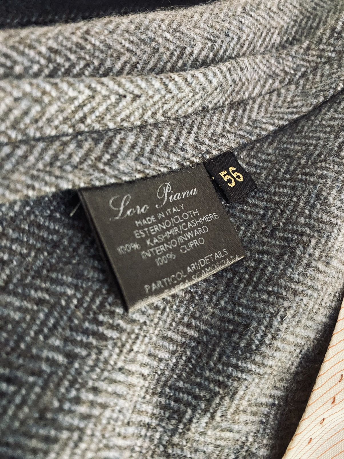 Loro Piana Loro Piana 🇮🇹 Herringbone Cashmere Goatskin Madrid Jkt 56 NEW Size US XL / EU 56 / 4 - 16 Thumbnail