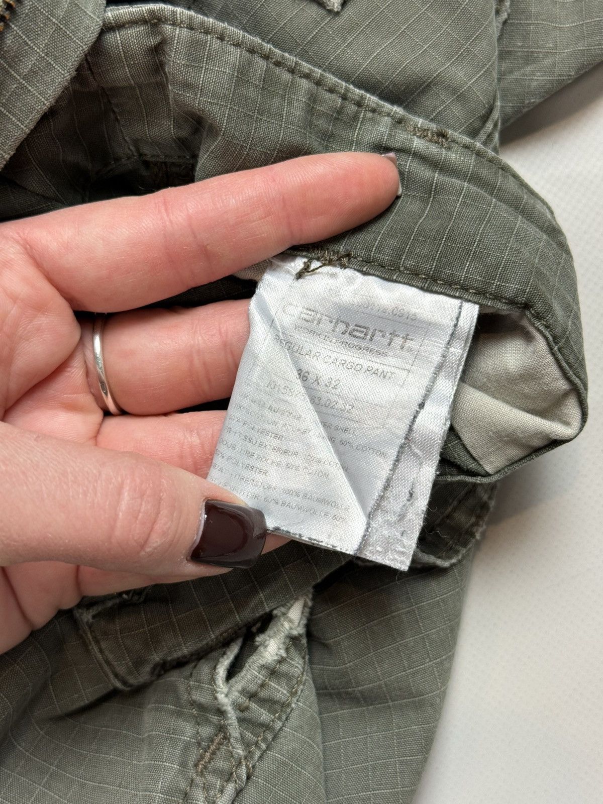 Carhartt Carhartt Vintage Work Regular Cargo Pants Trousers Distress Size US 36 / EU 52 - 25 Thumbnail