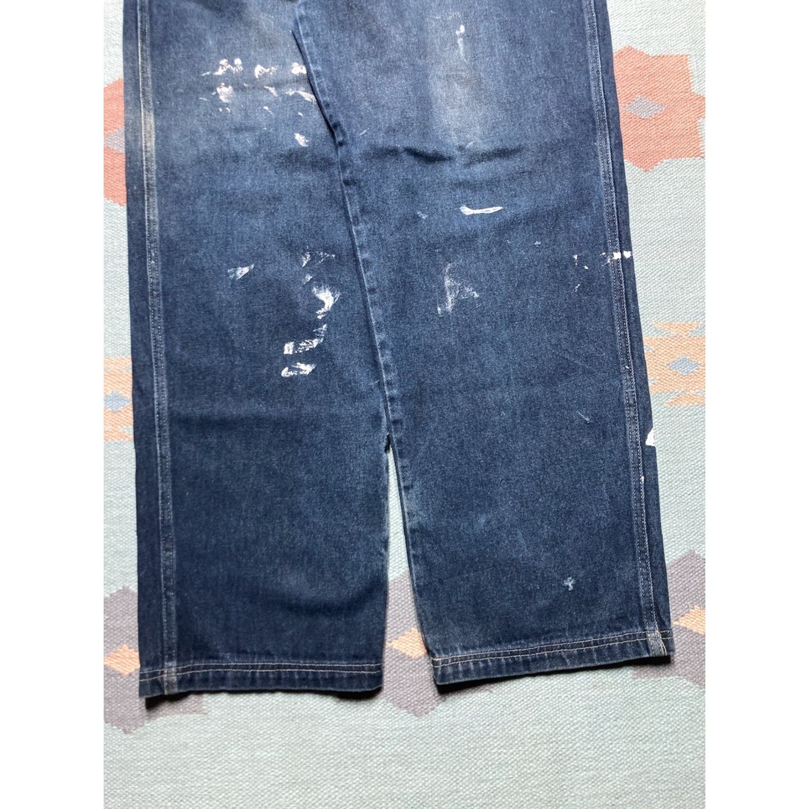 Fubu VINTAGE FUBU Jeans Men 36x33 Wide-Leg Hip Hop Grunge Baggy Y2K Skater Blue Size US 36 / EU 52 - 6 Thumbnail