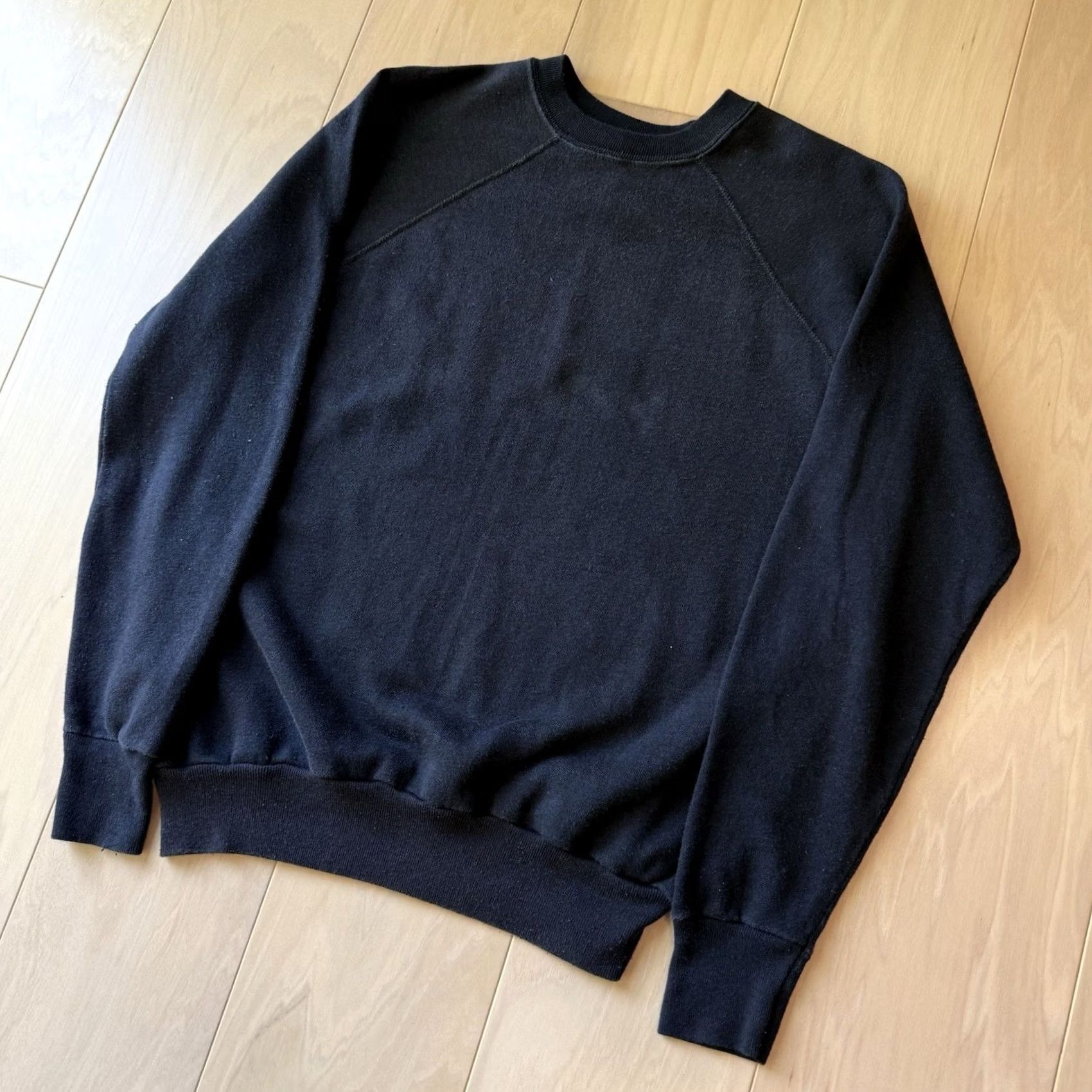 Vintage VINTAGE American Fleecewear Sweatshirt XL Black Fleece Pullover USA 70s Made in Mens Size US XL / EU 56 / 4 - 8 Thumbnail