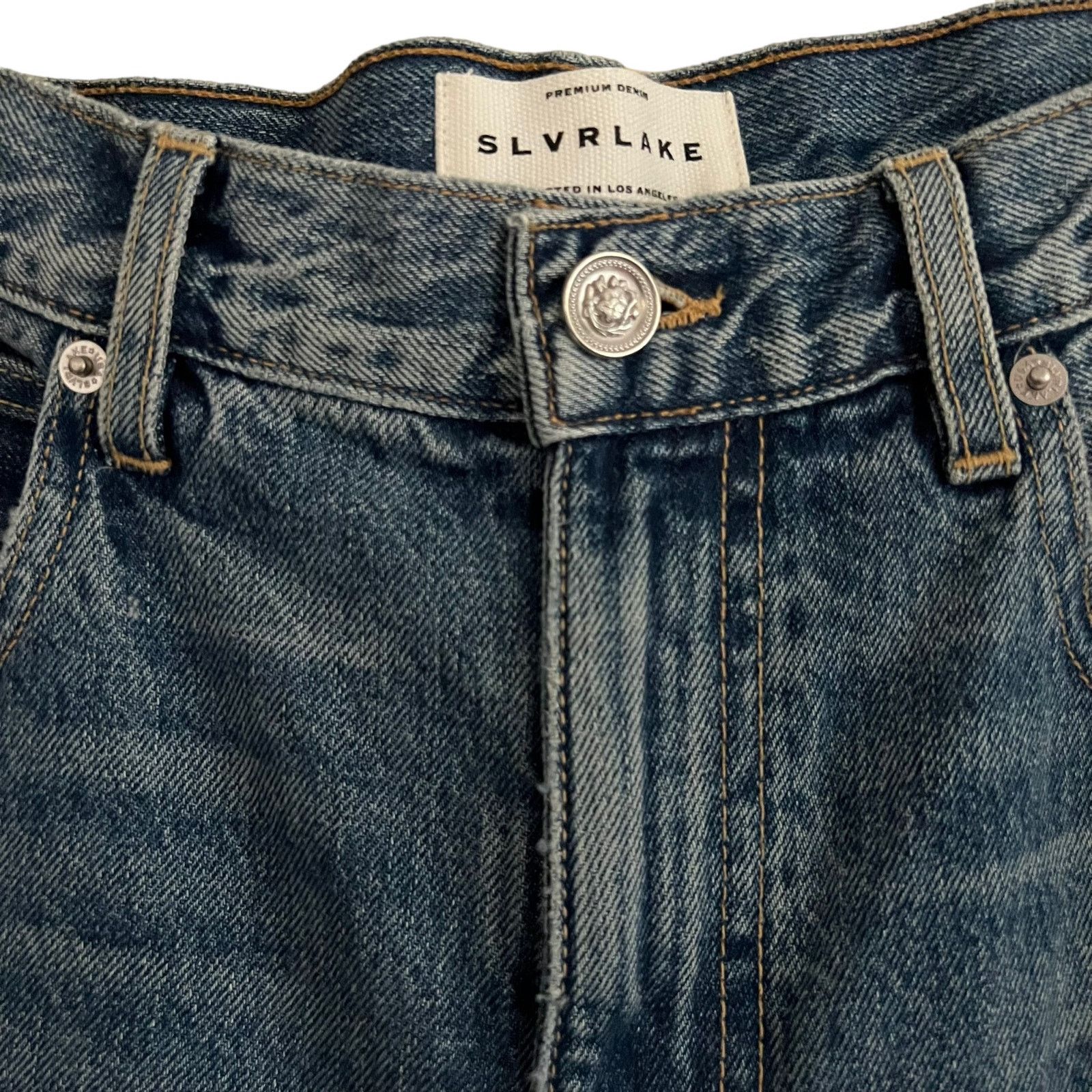 SLVRLAKE SLVRLAKE Distressed Roxy Jeans - After The Storm Size 31 Size 31" - 6 Thumbnail