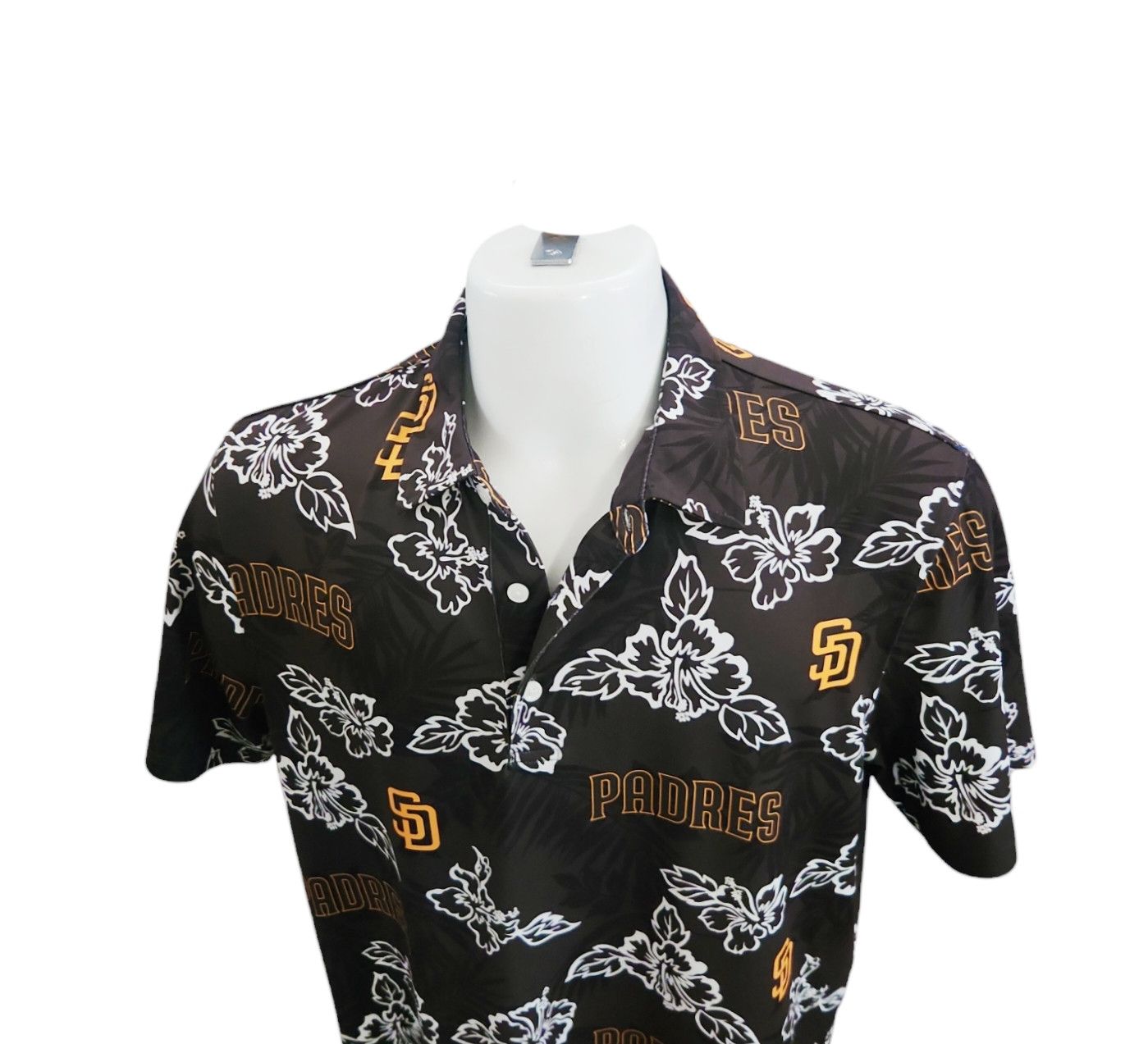 Reyn Spooner Reyn Spooner Men's Brown AOP San Diego Padres Polo Medium Size US M / EU 48-50 / 2 - 2 Thumbnail