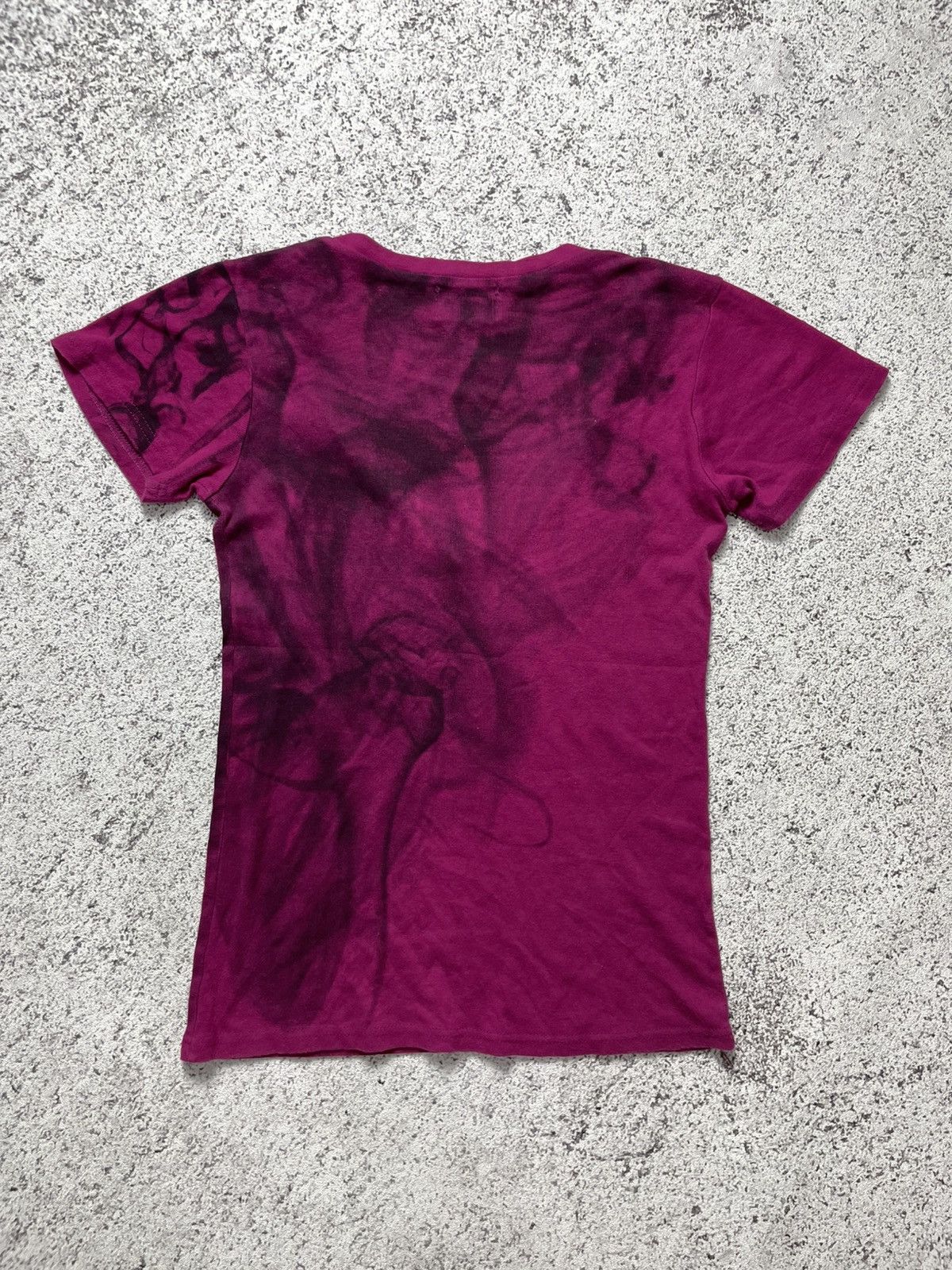 If Six Was Nine 2000s Japanese archive Vkei Poem V-neck Tee Y2K Size S / US 4 / IT 40 - 3 Thumbnail