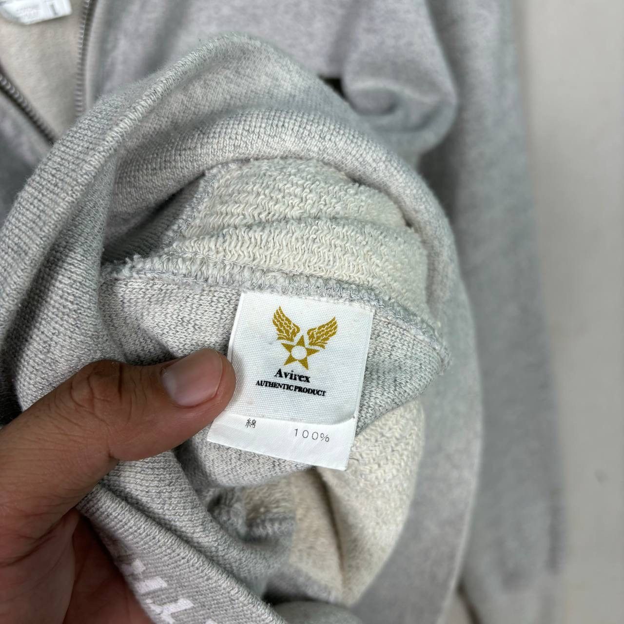 Avirex Vintage Avirex Kodiak 75 Air Station Zip Hoodie Gray Size L Size US L / EU 52-54 / 3 - 6 Thumbnail
