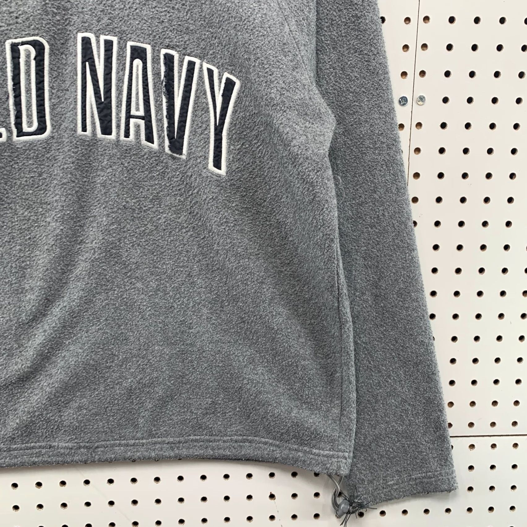Old Navy VINTAGE Old Navy 1/4 Zip Sweater Mens M Gray 90s Distressed Spell Out 1/4 Zip Sweater Mens Gray 90s Size US M / EU 48-50 / 2 - 7 Thumbnail