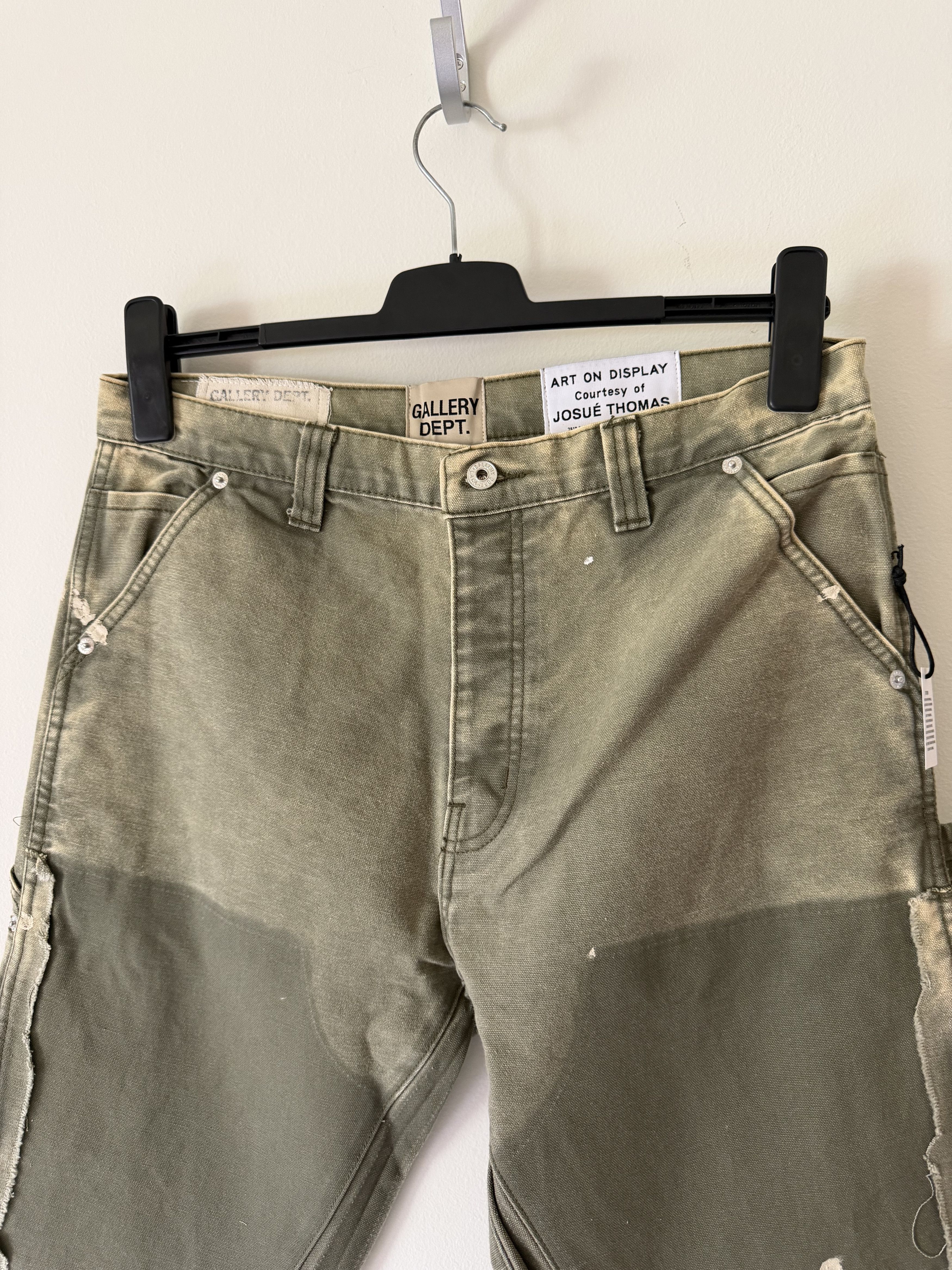 Gallery Dept. Gallery Dept. LA Flare Carpenter Pants in Moss Green Size US 33 - 2 Thumbnail