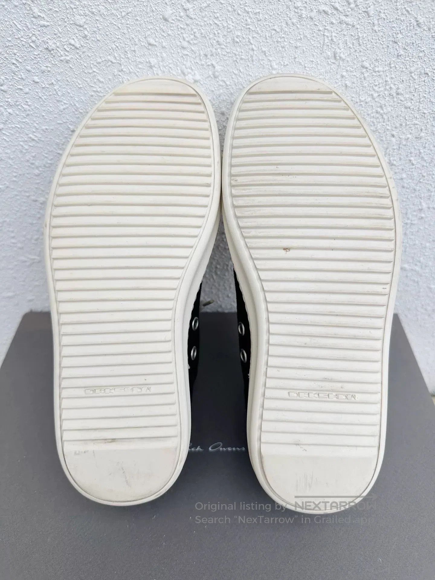 Rick Owens Drkshdw Rick Owens DRKSHDW Canvas Black White. Size US 5 / IT 35 - 8 Thumbnail