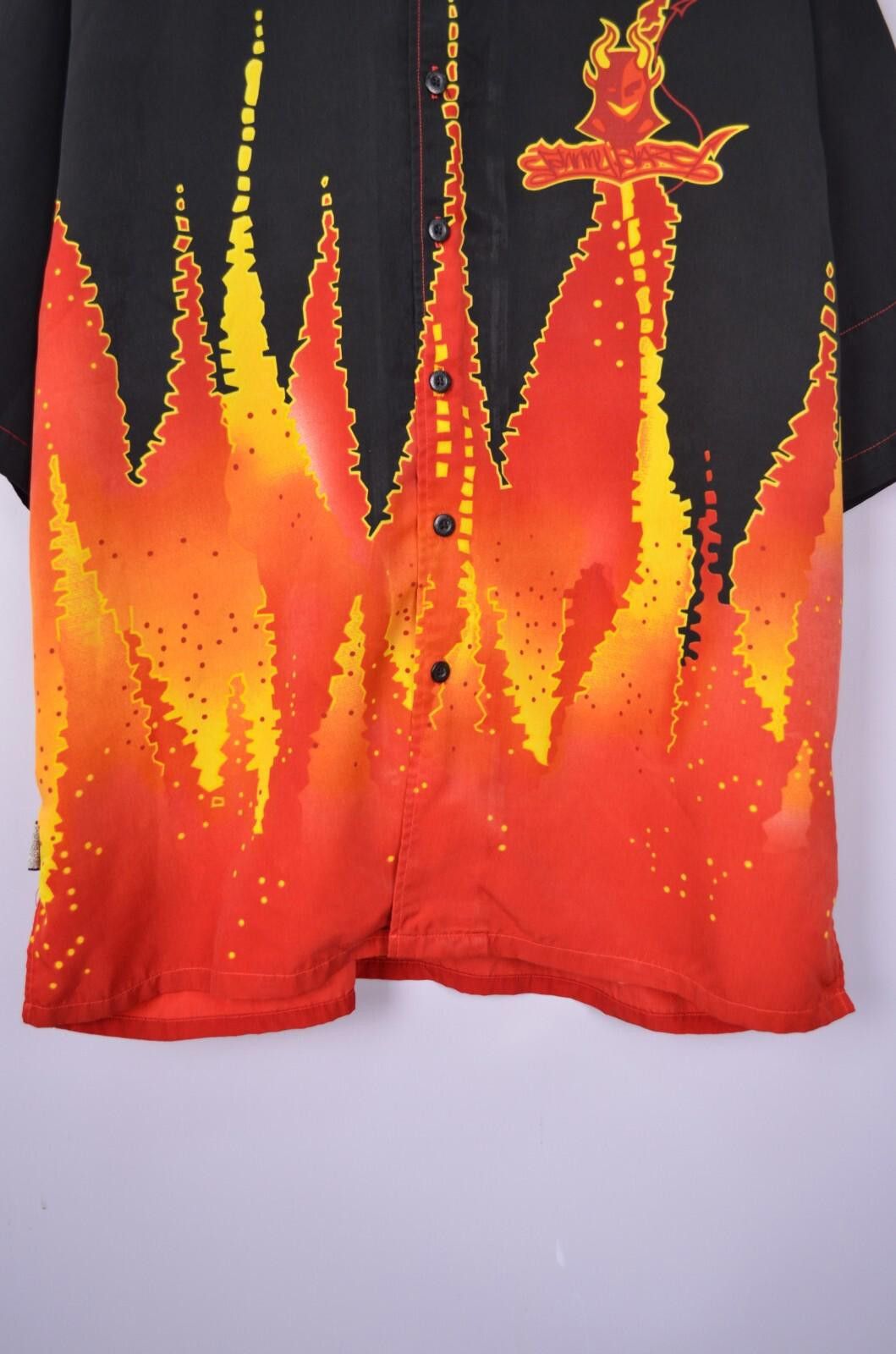 Designer Vintage Johny Blaze Anime Devil Rap Oversize Shirt Size XL Size US XL / EU 56 / 4 - 5 Thumbnail