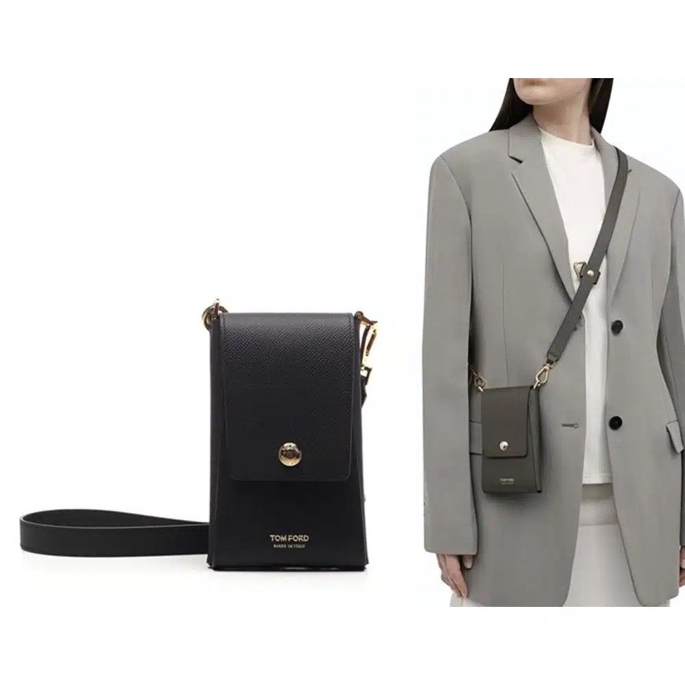Tom Ford o1loc1c1024 S0375T Size:OS / Vertical Mini Bag in Black Size ONE SIZE - 2 Thumbnail