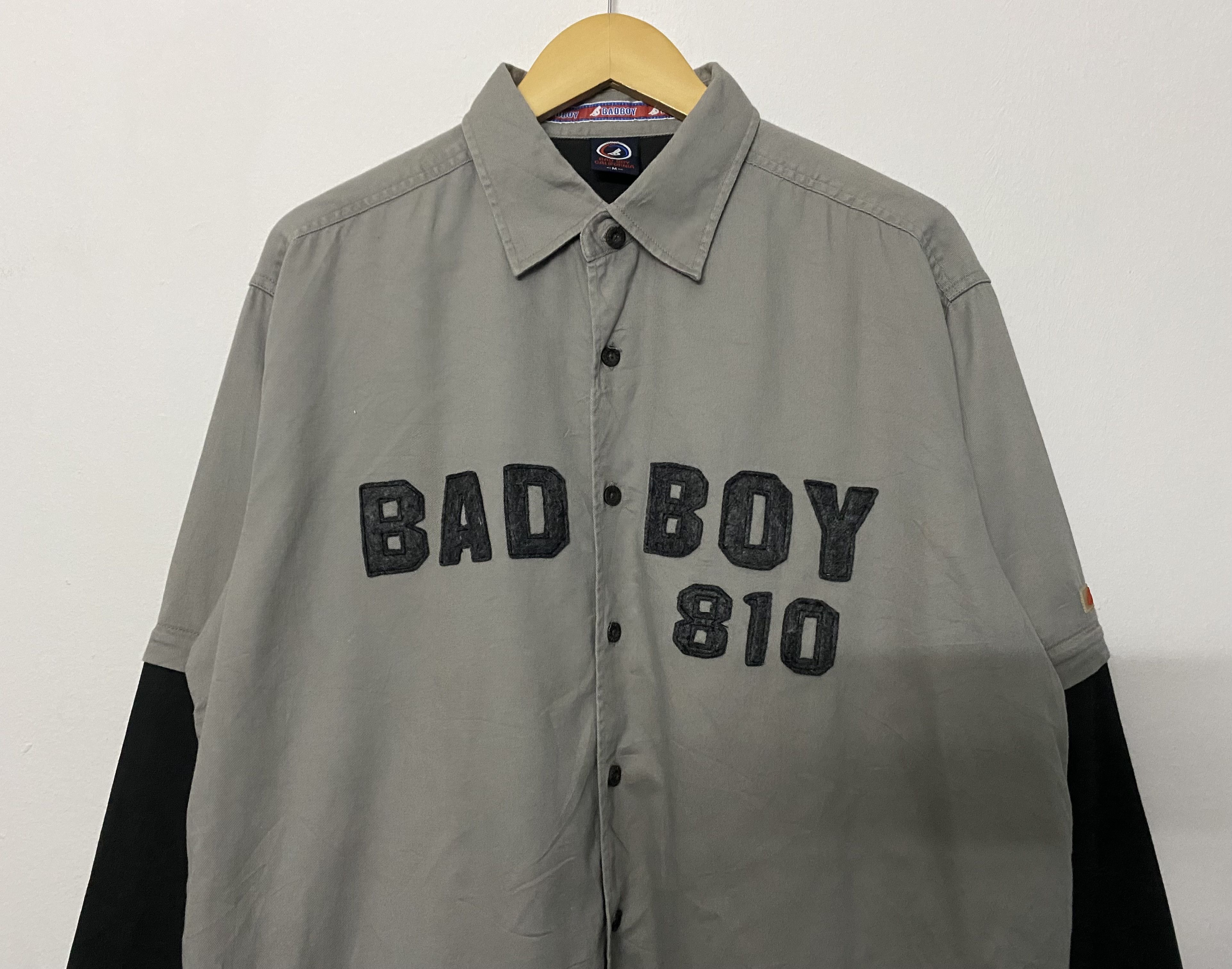 Vintage Vintage Bad Boy California Work Shirt Double Sleeve Style Size US M / EU 48-50 / 2 - 3 Thumbnail