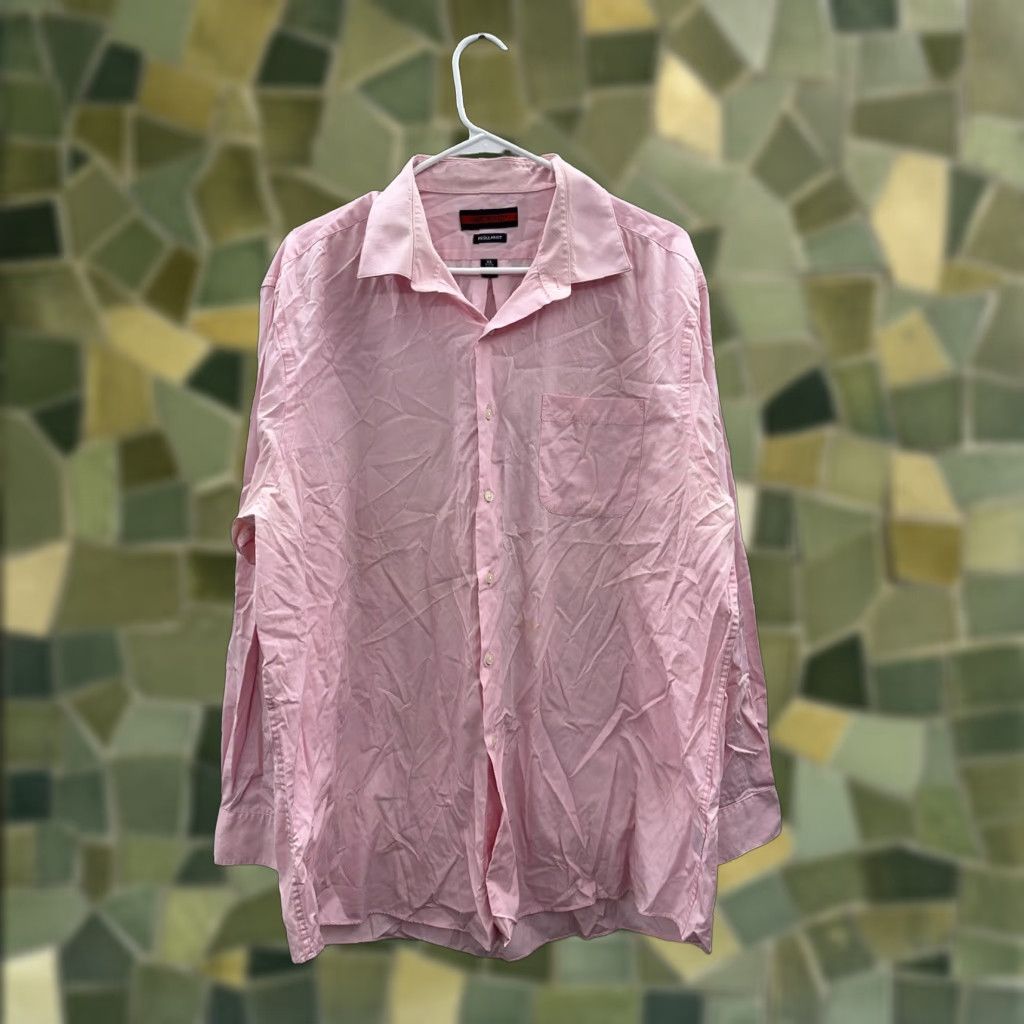 Architect Architect Mens Shirt XL Pink Regular Button-Up Collar Long Sleeve Size US XL / EU 56 / 4 - 1 Thumbnail