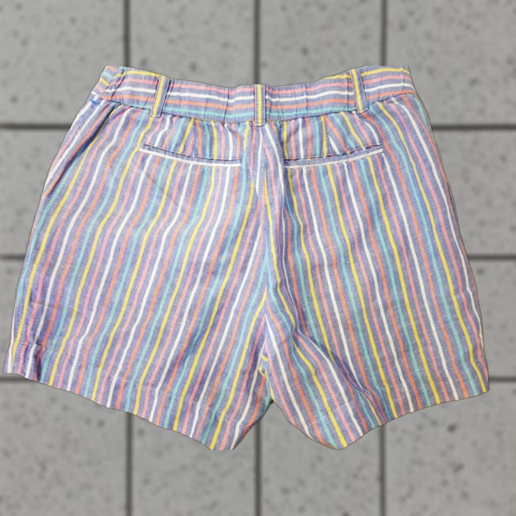 Talbots Womens Talbots Linen Shorts 6P Petite Blue Khaki Chino Shorts Chino Casual Linen Blue 6P Petite Womens Mens? Size 28" / US 6 / IT 42 - 1 Thumbnail
