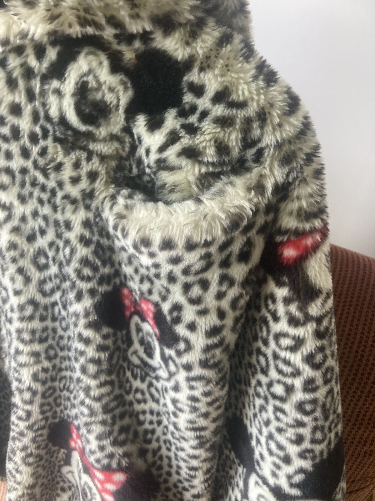 Disney × Mickey Mouse Vintage Disney leopard print hooded coat Size M / US 6-8 / IT 42-44 - 4 Thumbnail