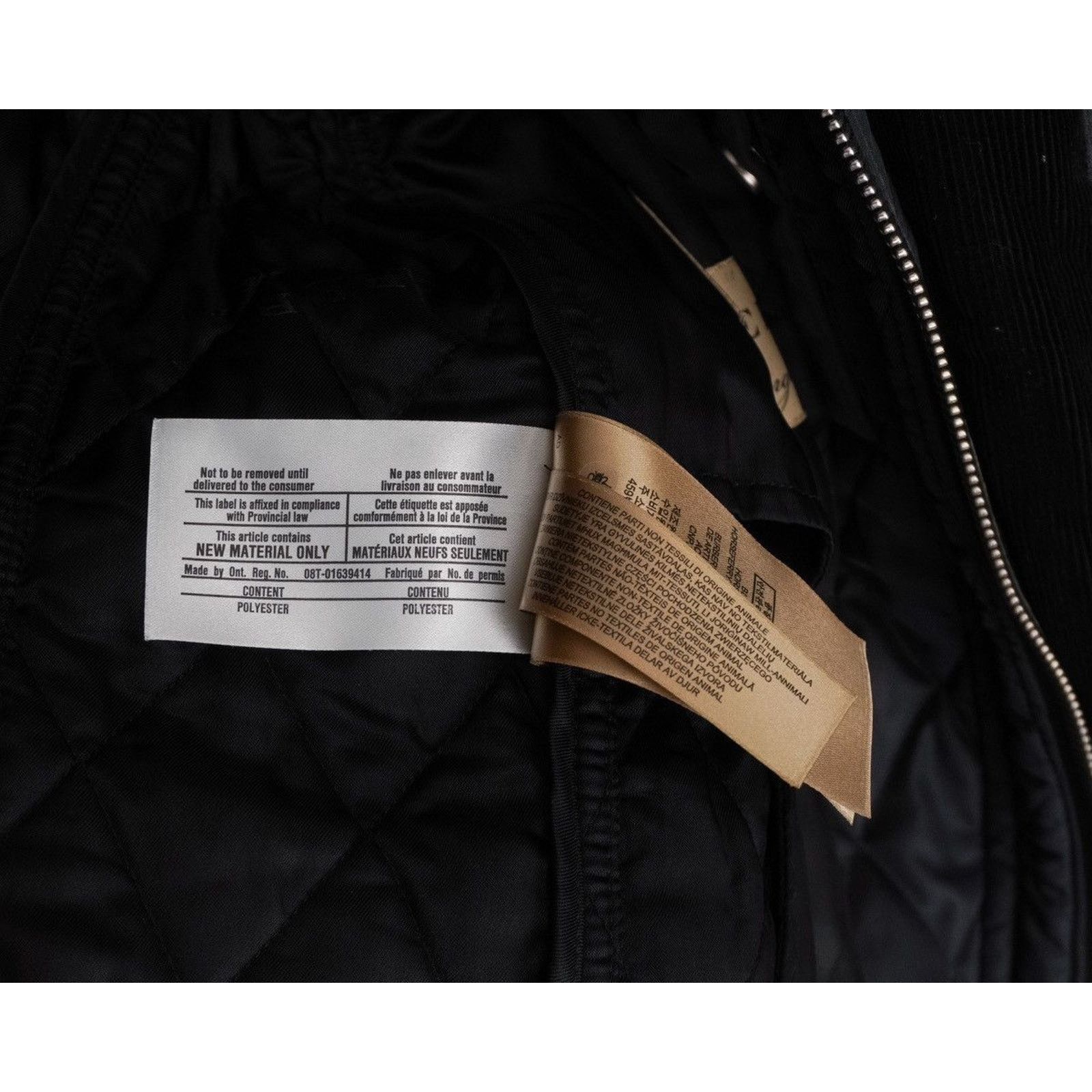 Burberry Burberry quilted cord collar black lamb leather jacket Size US L / EU 52-54 / 3 - 24 Thumbnail
