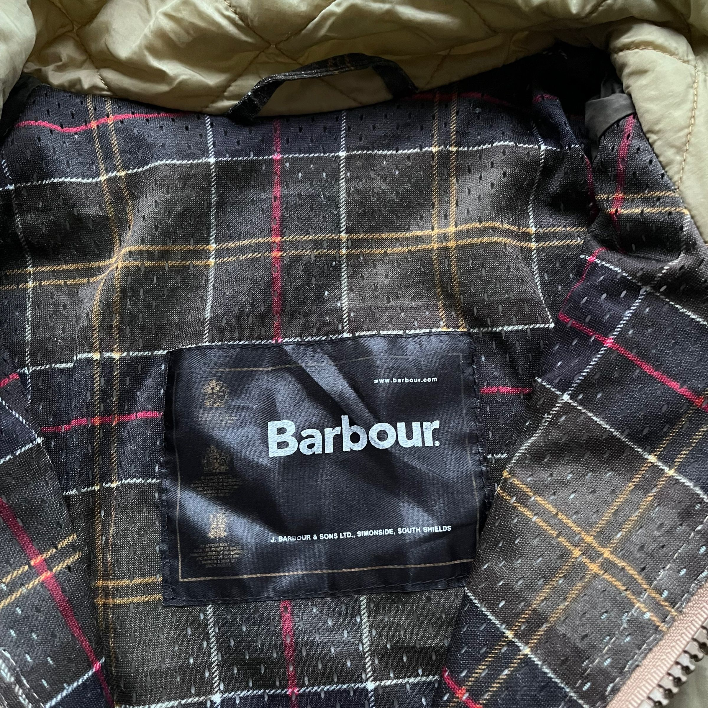 Barbour Vintage Y2K Men's Barbour Lime Green Quilted Jacket Size US L / EU 52-54 / 3 - 2 Thumbnail