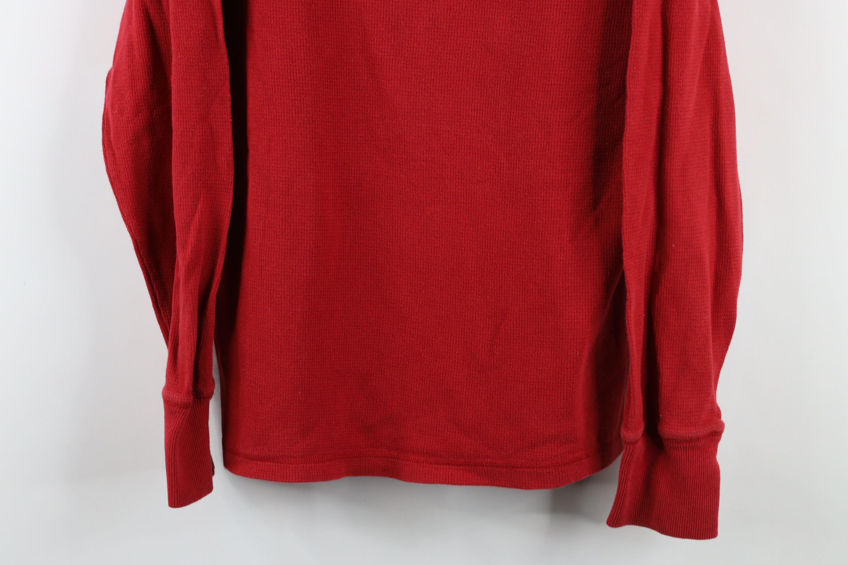 American Eagle Outfitters × Vintage Vintage Y2K American Eagle Outfitters Knit T-Shirt Red Size US L / EU 52-54 / 3 - 3 Thumbnail
