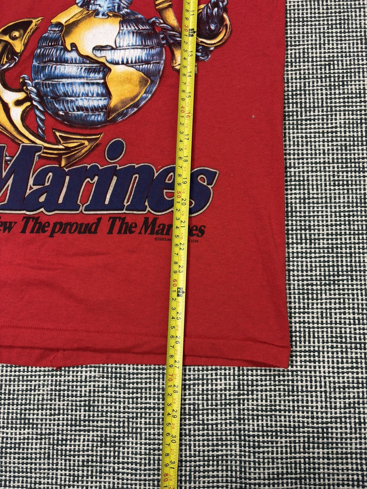Other 1993 us marines vintage t-shirt american army military Size US M / EU 48-50 / 2 - 4 Thumbnail