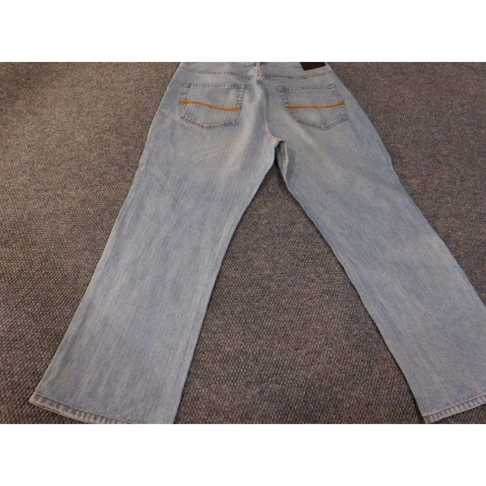 Phat Farm Phat Farm Jeans Mens 40x32 Light Blue Denim Vintage Streetwear Shirt Size US 40 / EU 56 - 7 Thumbnail