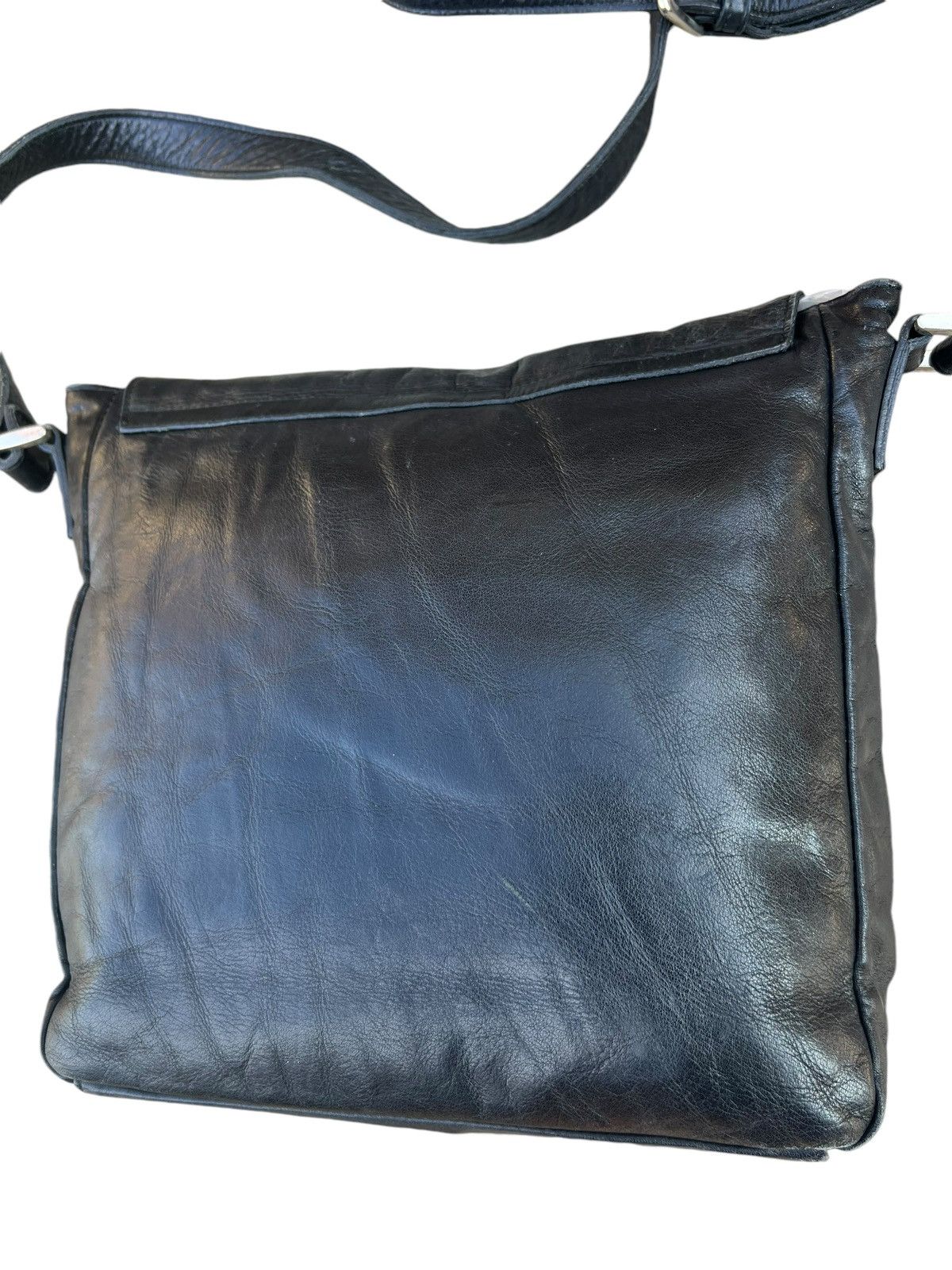 Japanese Brand × Leather Vintage pour deux ACCE. Japan Patina Leather Cargo Sling Bag Size ONE SIZE - 11 Thumbnail