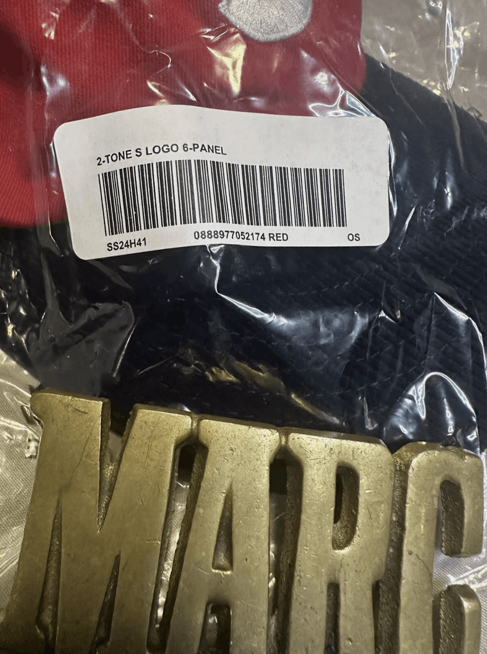 Supreme NWT Supreme 2-Tone S Logo 6-Panel - Red Size ONE SIZE - 4 Thumbnail