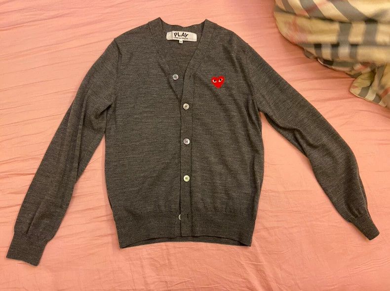 Comme des Garcons Comme Des Garcons Wool Cardigan Knit Grey Size S / US 4 / IT 40 - 2 Thumbnail