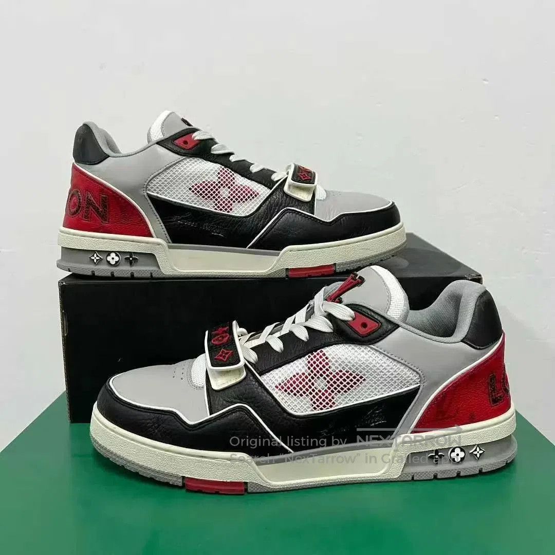 Louis Vuitton Multi Color Lowtop Sneakers Size 10. Size US 10 / EU 43 - 4 Thumbnail