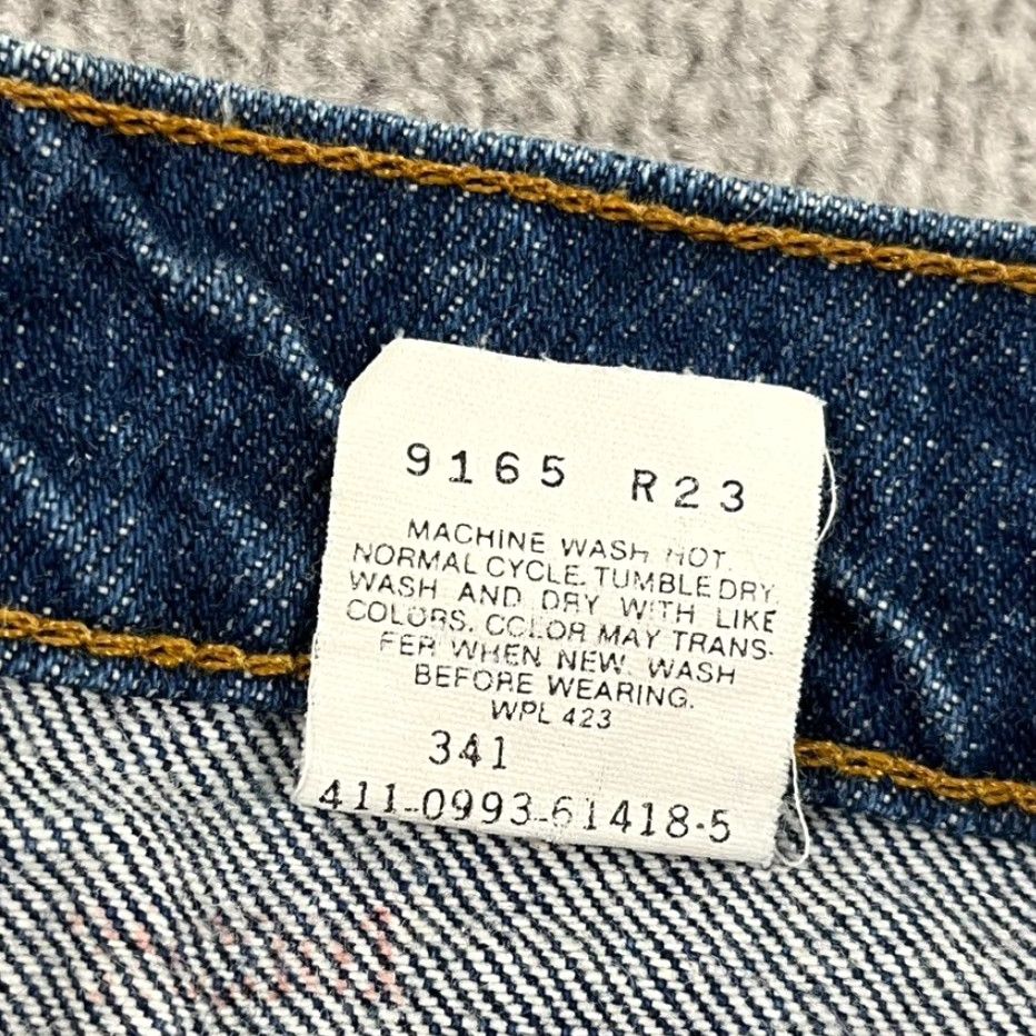 Levi's VINTAGE Levi's Jeans Mens 36 x 32 505 Straight Blue Denim Retro 90s Size US 36 / EU 52 - 4 Thumbnail