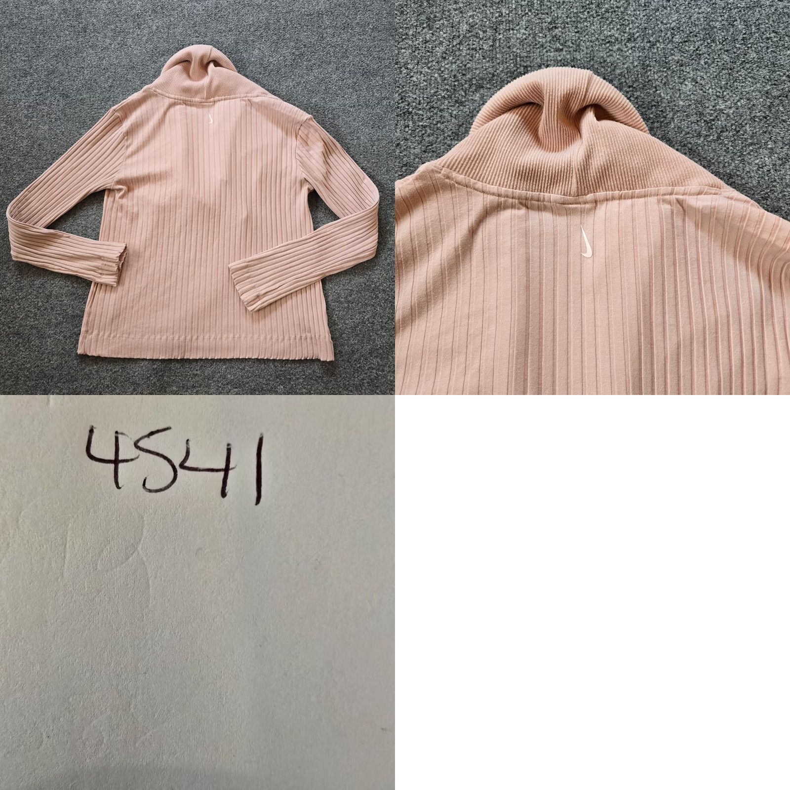 Nike Nike Top Womens Size Small Pink Ribbed Knit Yoga Collared Stretch Casual Capsule Shirt Women Small Pink Ribbed Knit Nike Top Yoga Casual Capsule Size S / US 4 / IT 40 - 8 Thumbnail