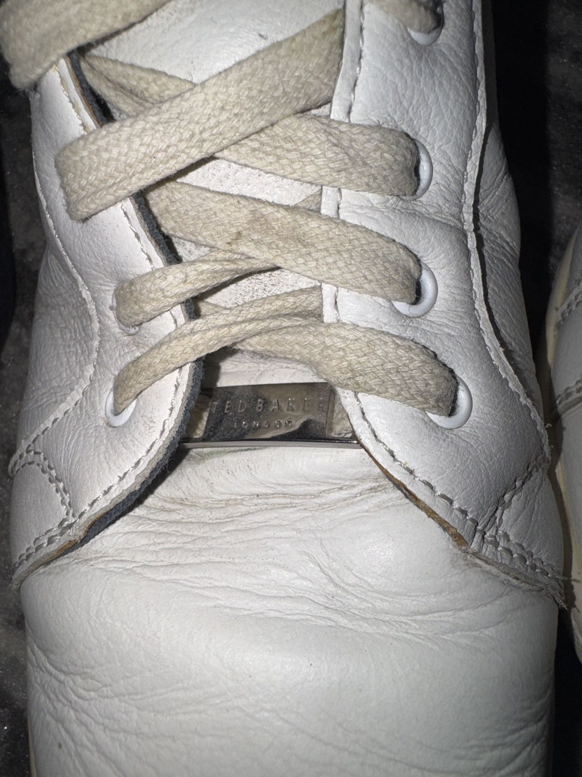 Ted Baker Ted Baker White Leather Hightops Size US 8.5 / EU 41-42 - 5 Thumbnail