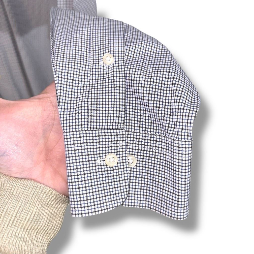 Polo Ralph Lauren Blue & Black Polo Ralph Lauren Estate Dress Shirt Sz L 16.5 Size US L / EU 52-54 / 3 - 5 Thumbnail