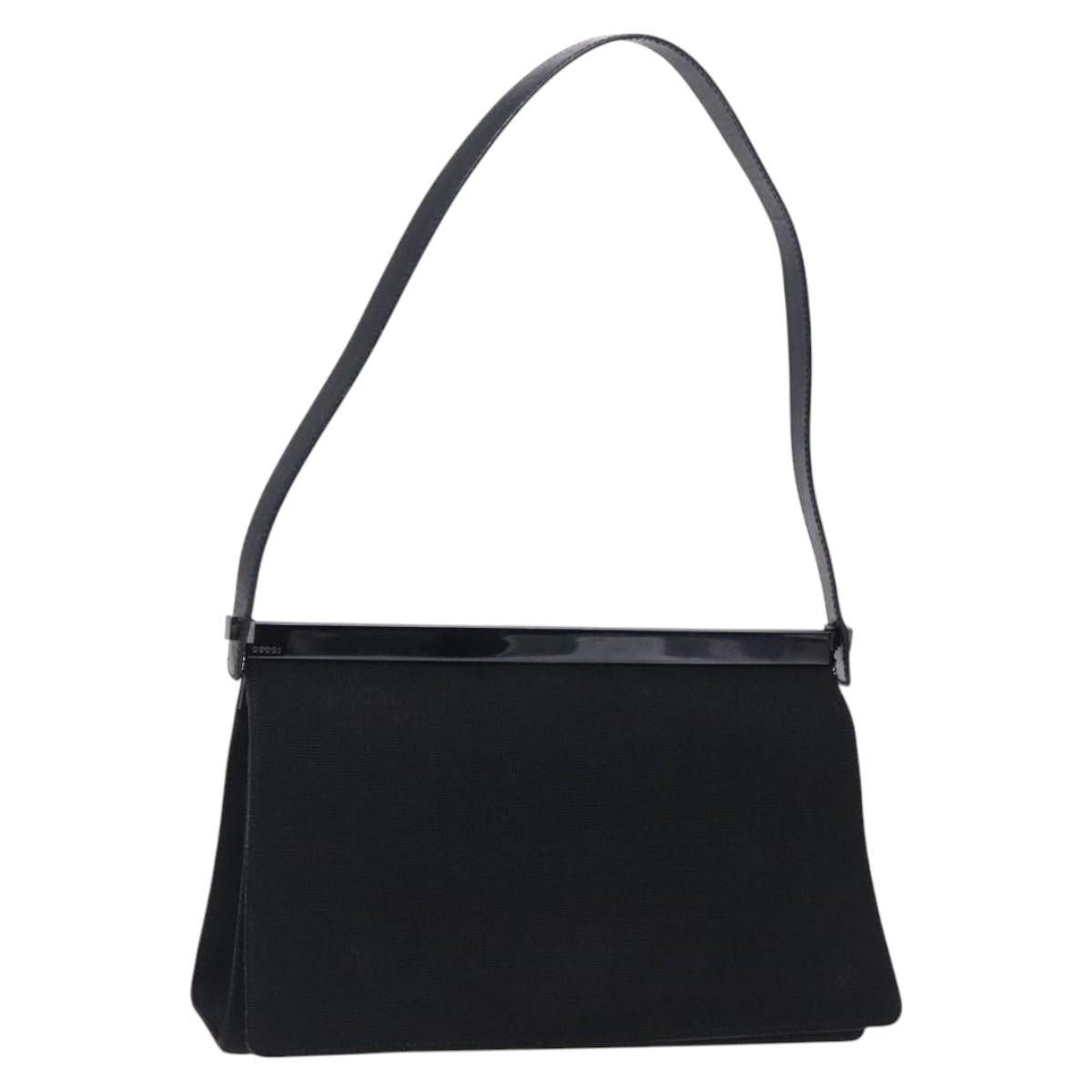 GUCCI Shoulder Bag Nylon Black