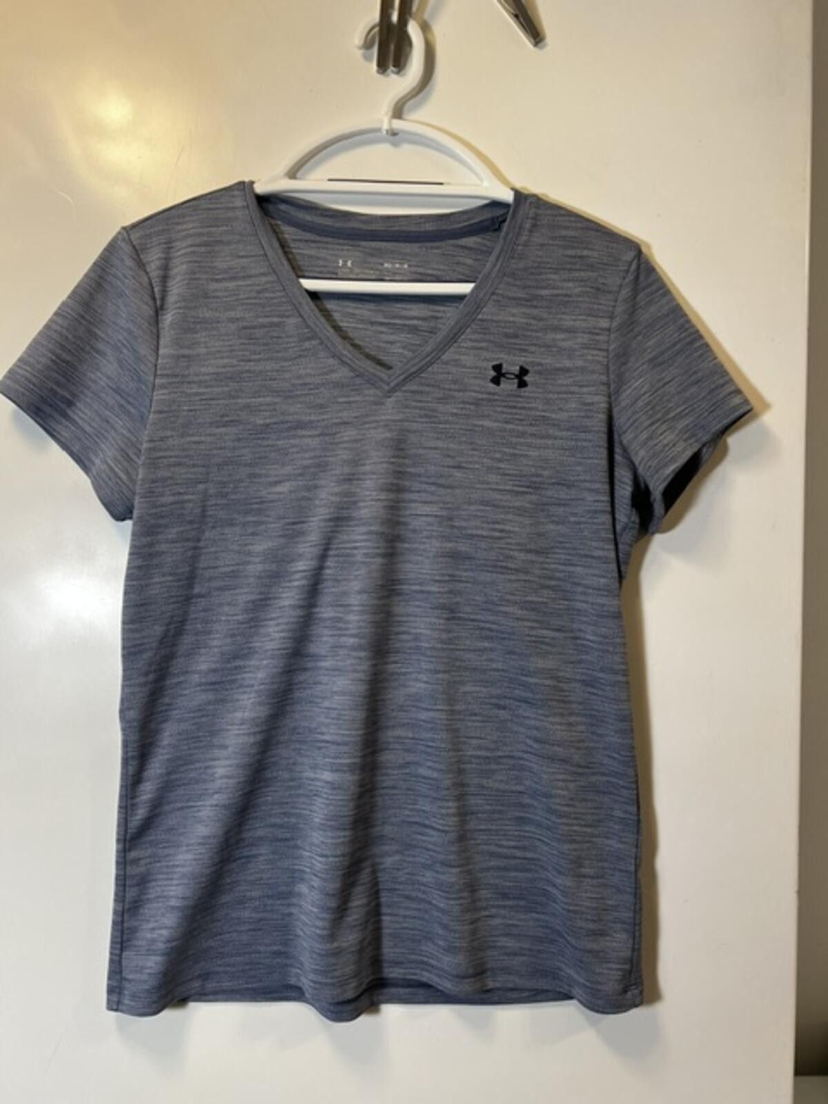 Under Armour UNDER ARMOUR Womans Heat Gear Tech V-Neck Size M / US 6-8 / IT 42-44 - 4 Thumbnail