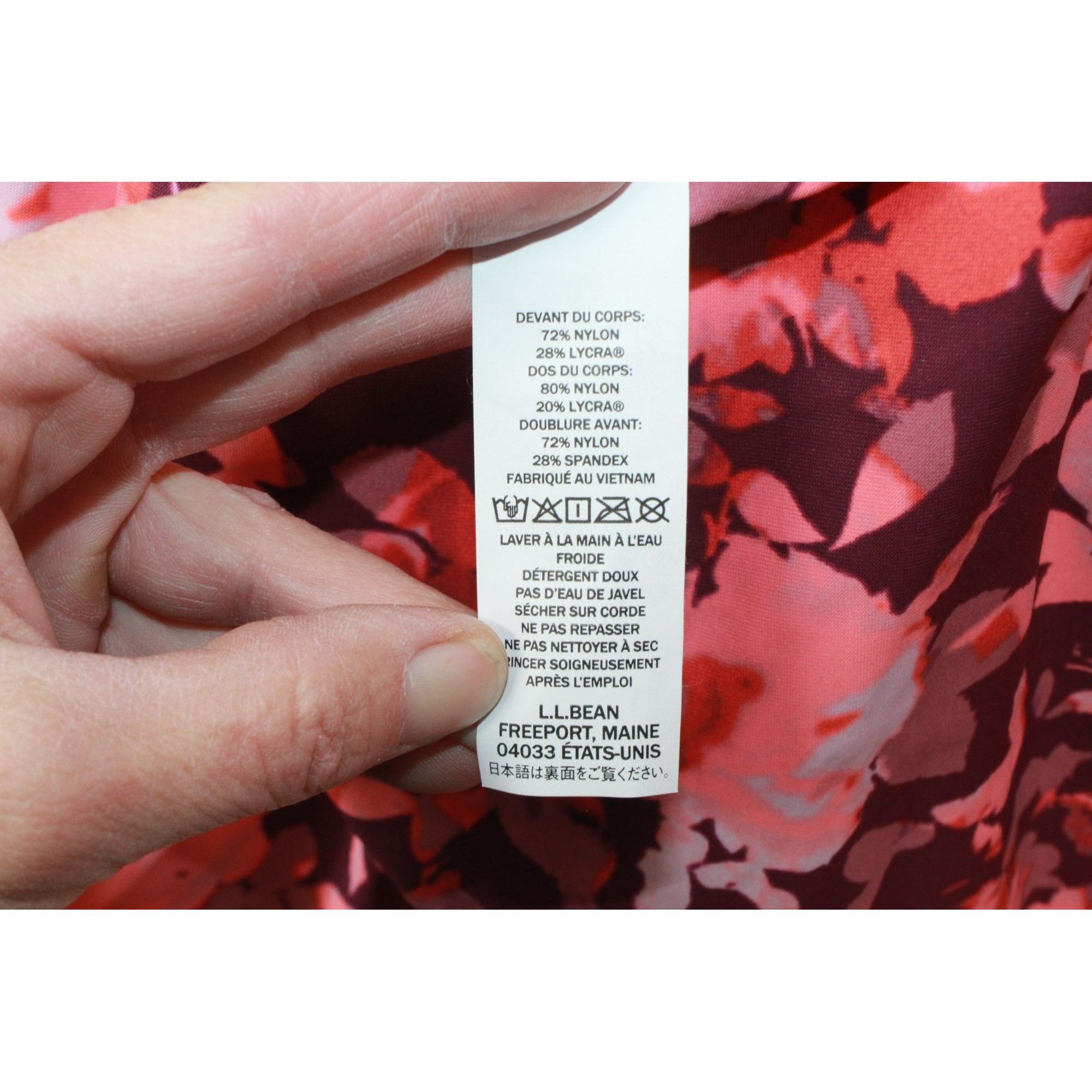L.L. Bean LL Bean Shaping Swimwear Tankini Top Flowers Print Size XXL / US 16-18 / IT 52-54 - 9 Thumbnail