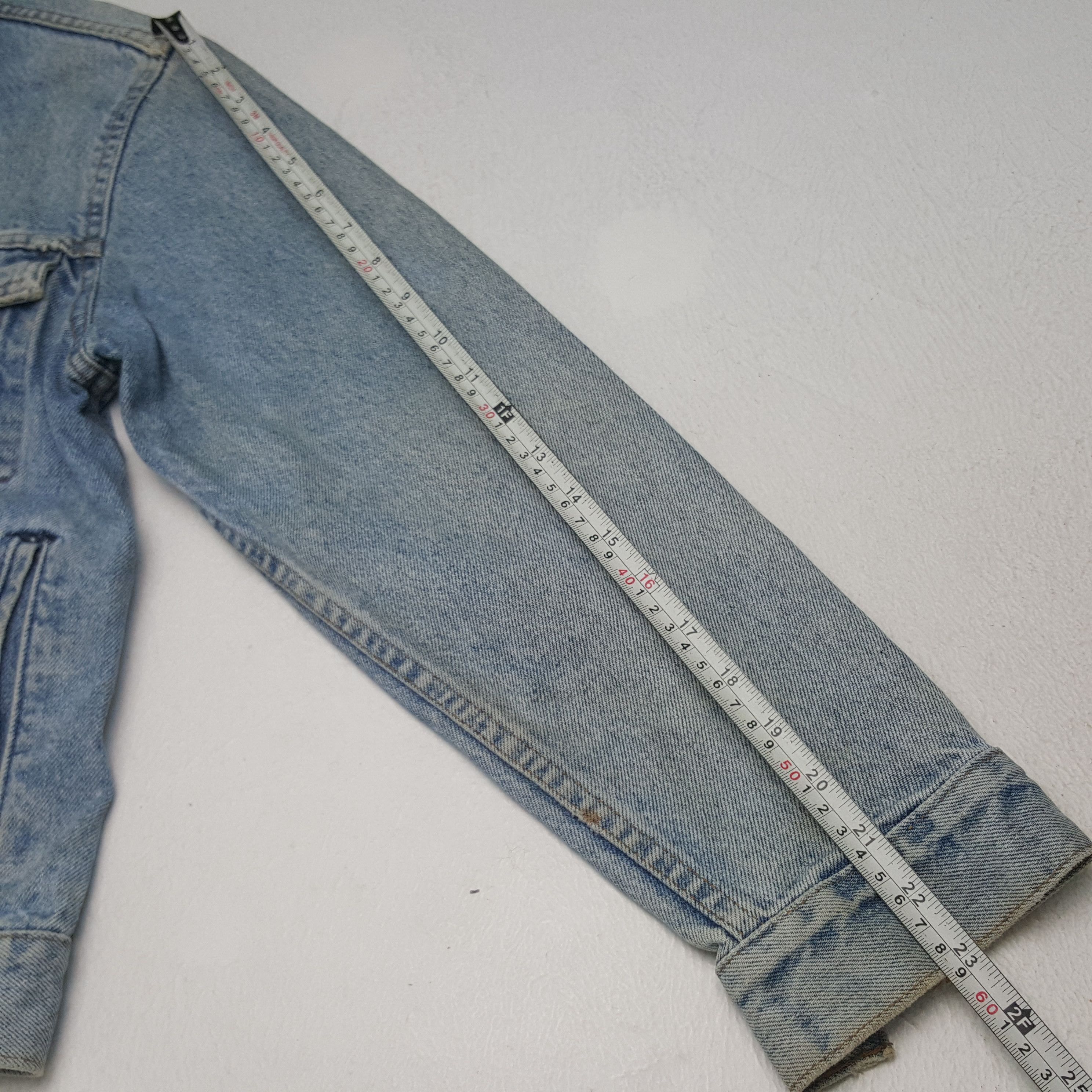 Levi's × Vintage Vintage Levis X Custom Jamiroquai Denim Jacket Size US S / EU 44-46 / 1 - 11 Thumbnail