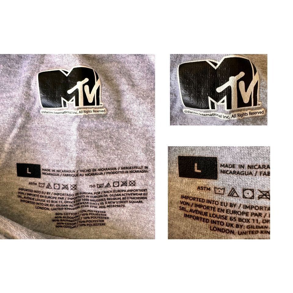Mtv × Vintage Vintage MTV T Shirt Unisex Large Gray Casette Tapes Classic Size US L / EU 52-54 / 3 - 12 Thumbnail