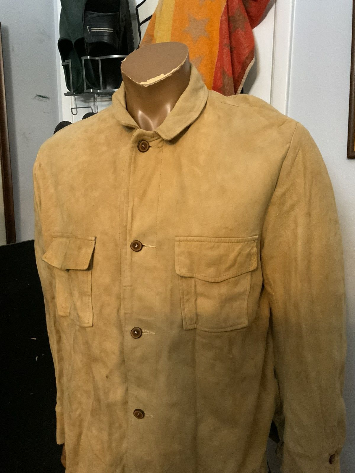 Vintage Vintage 50s 60s Kurland Star Dupont Suede Leather Jacket Size US M / EU 48-50 / 2 - 19 Thumbnail