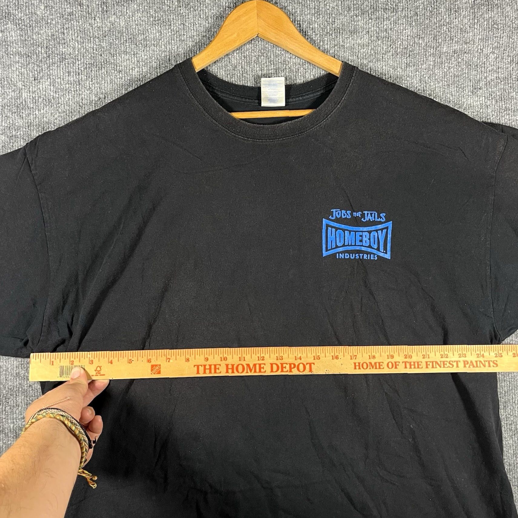 Industrie VINTAGE Homeboy Industries Shirt Mens 3XL Black Graphic Print T-Shirt Crew Neck Short Sleeve Quotes Logo Streetwear Limited Size US XXL / EU 58 / 5 - 5 Thumbnail