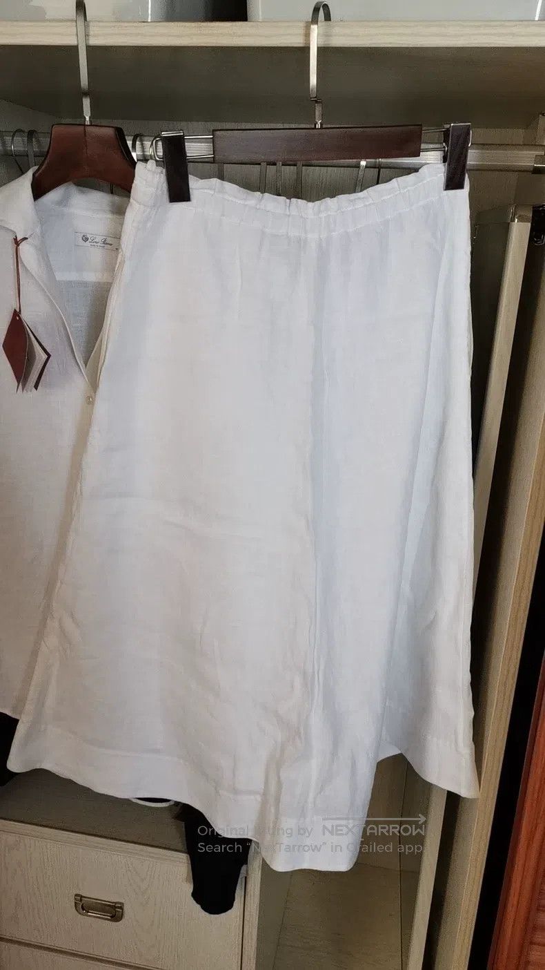 Loro Piana Loro Piana Linen A-Line Skirt Size 24" / US 00 / IT 34 - 6 Thumbnail
