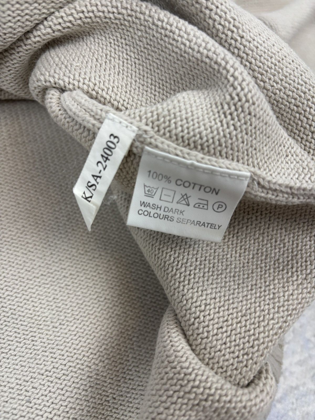 Yves Saint Laurent Yves Saint Laurent YSL knit sweater beige mens rare y2k Size US XXL / EU 58 / 5 - 6 Thumbnail