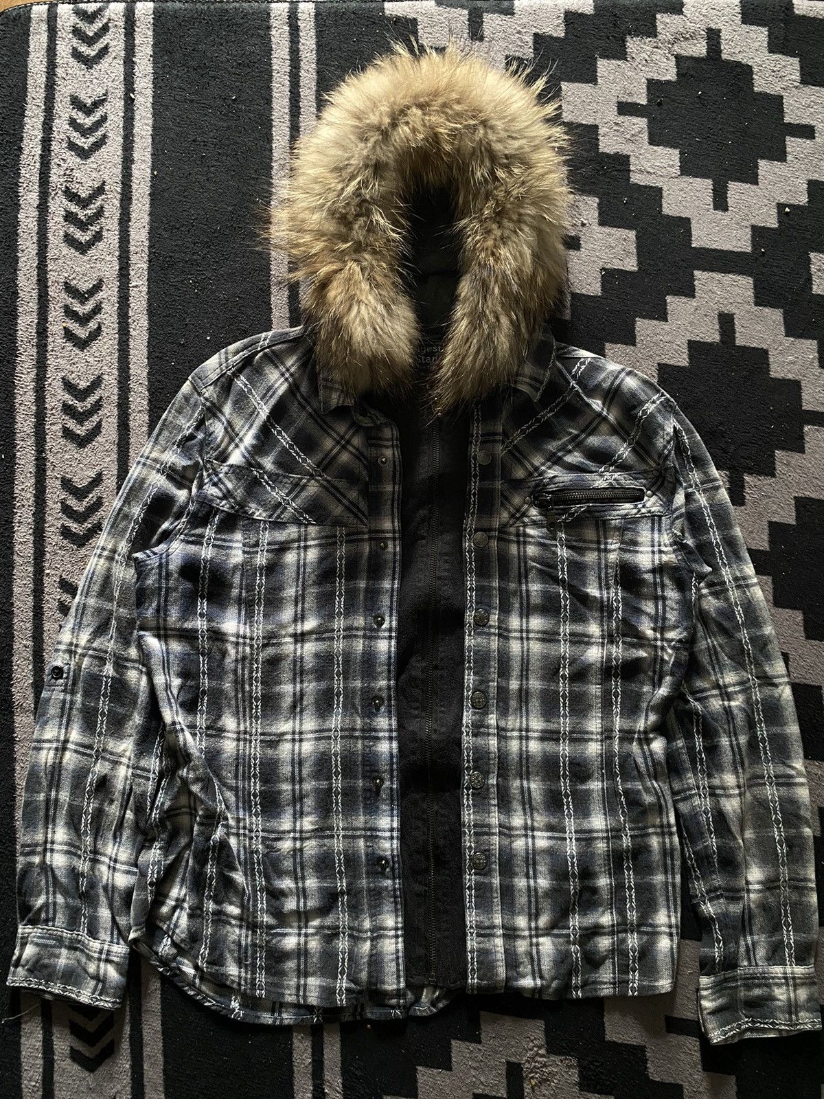 20471120 × If Six Was Nine × Japanese Brand Japanese Grangesta standard double layers tartan shirt Size US L / EU 52-54 / 3 - 1 Thumbnail