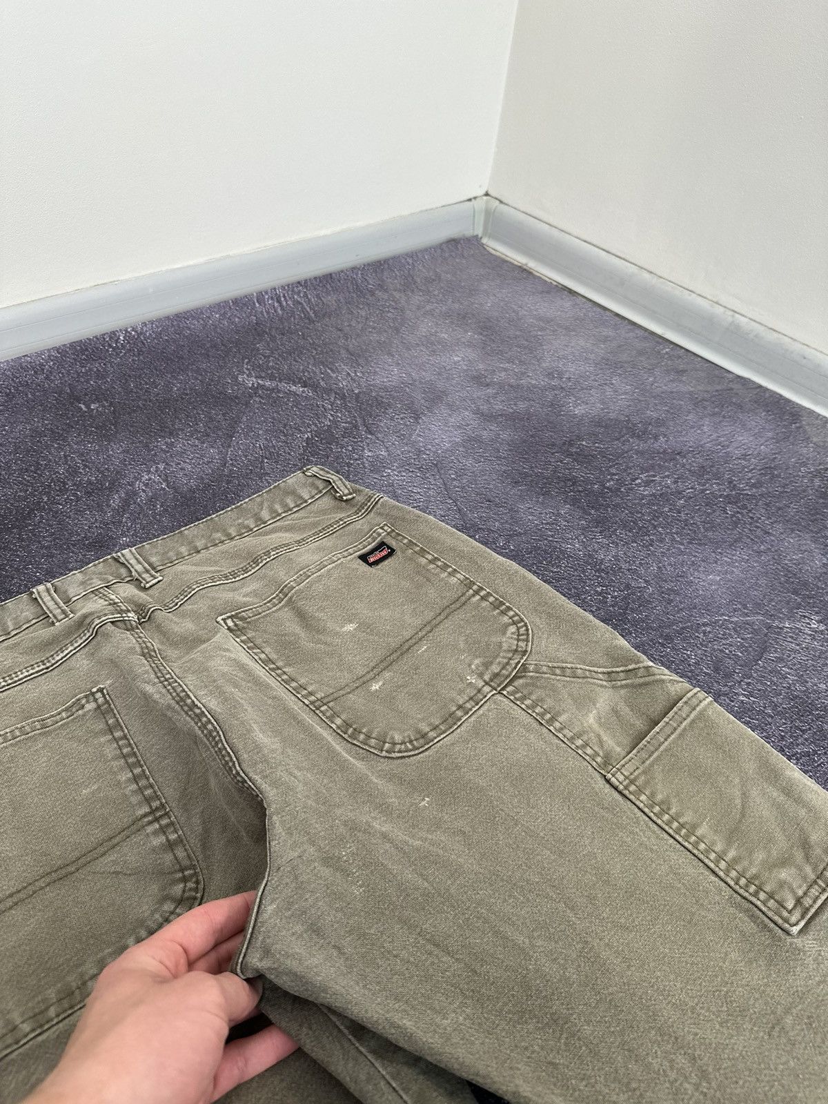 Dickies Vintage Dickies Carpenter USA Baggy Opium Faded Work Pants Size US 36 / EU 52 - 8 Thumbnail