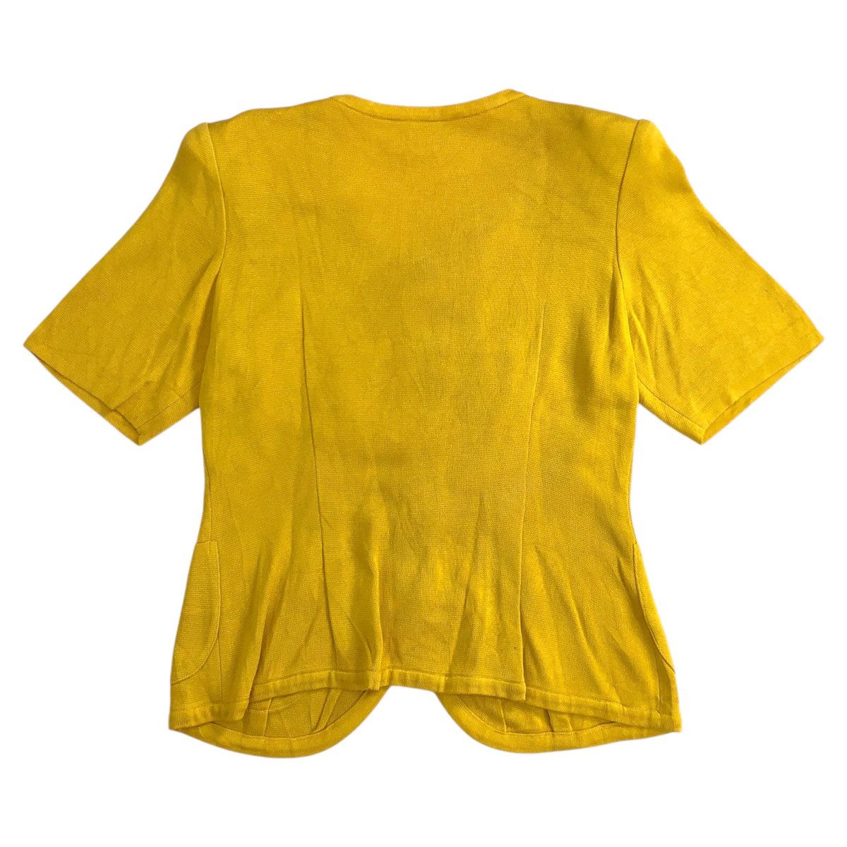 Vintage × Yves Saint Laurent VINTAGE YVES SAINT LAURENT PARIS YSL LUXURY CROP BUTTON UP Size M / US 6-8 / IT 42-44 - 8 Thumbnail