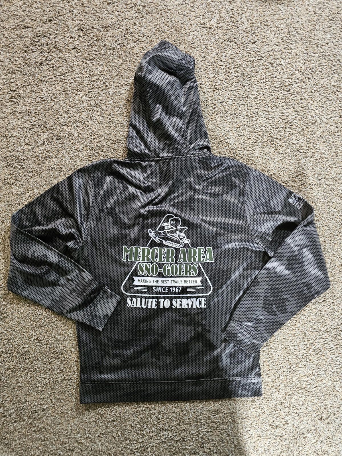 Designer Mercer Area Sno-Goers Salute To Service Hoodie S Size US S / EU 44-46 / 1 - 8 Thumbnail