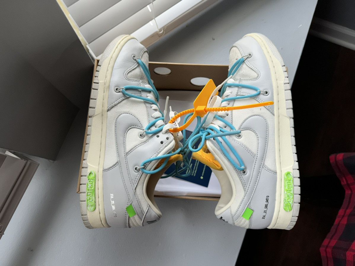 Nike × Off-White Off-White Nike Dunk 50 Lot Size US 9.5 / EU 42-43 - 13 Thumbnail