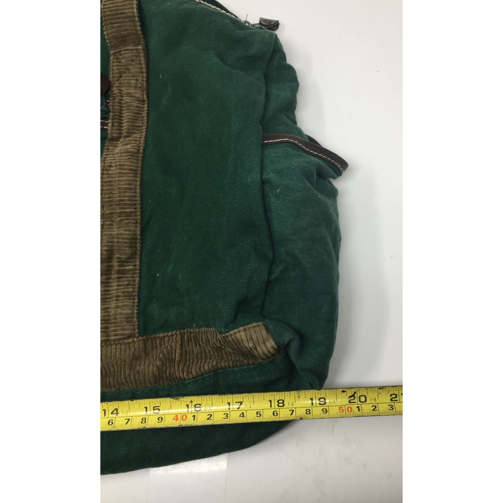 Disney Vintage Disney Mickey Unlimited Green and Brown Duffle Bag- Size ONE SIZE - 9 Thumbnail