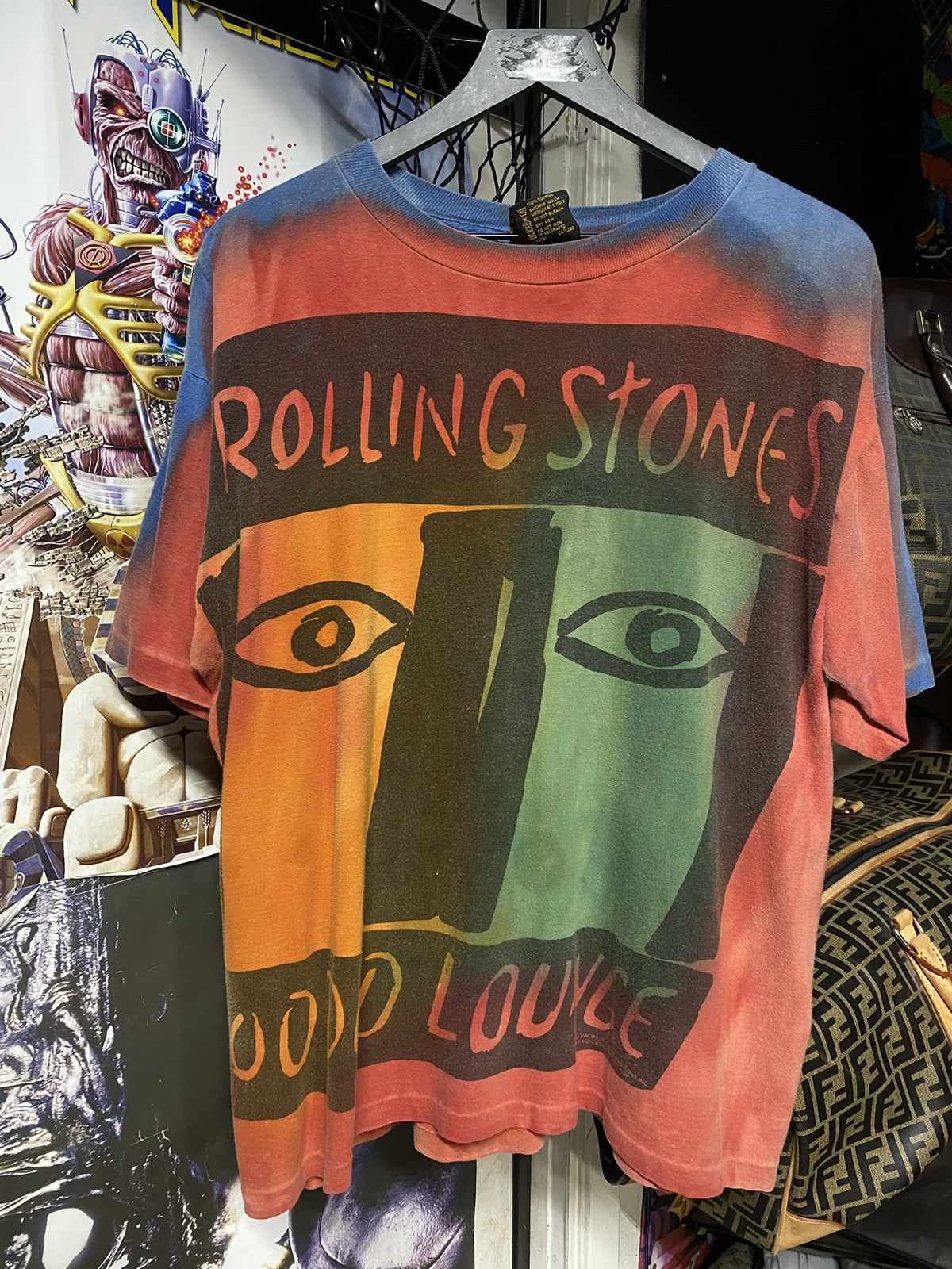 Vintage Vintage 90’s Rolling Stones Voodoo Lounge T-Shirt Tiedye Med Size US M / EU 48-50 / 2 - 1 Thumbnail